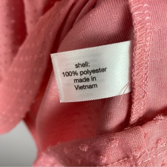 LANE Bryant Peony Swing Flutter-Sleeve Clip Dot Babydoll Top Size 14/16 - Picture 9 of 13